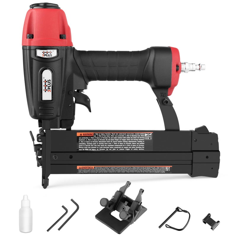 3PLUS HFS509040SP 4-in-1 Pneumatic 18 Gauge Flooring Stapler/Nailer - Image 4